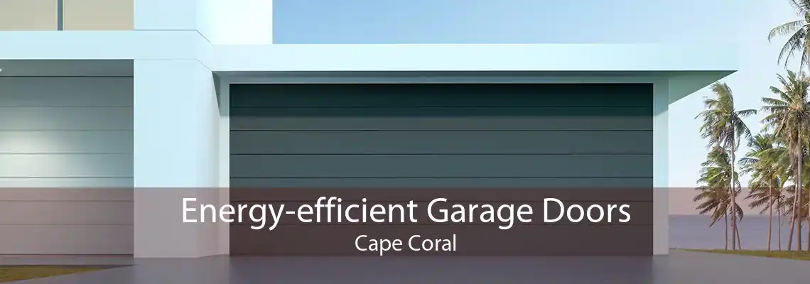 Energy-efficient Garage Doors Cape Coral