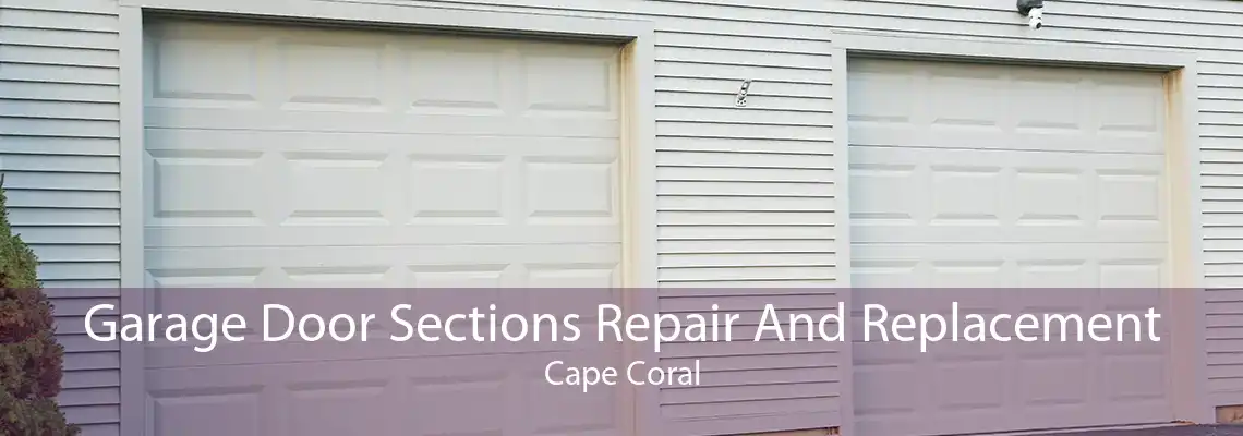 Garage Door Sections Repair And Replacement Cape Coral