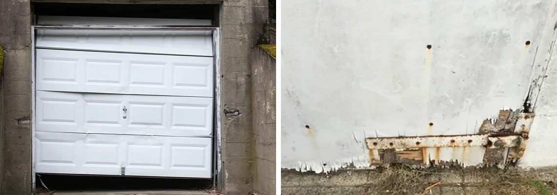 Rotten Commercial Garage Door Repair in Cape Coral